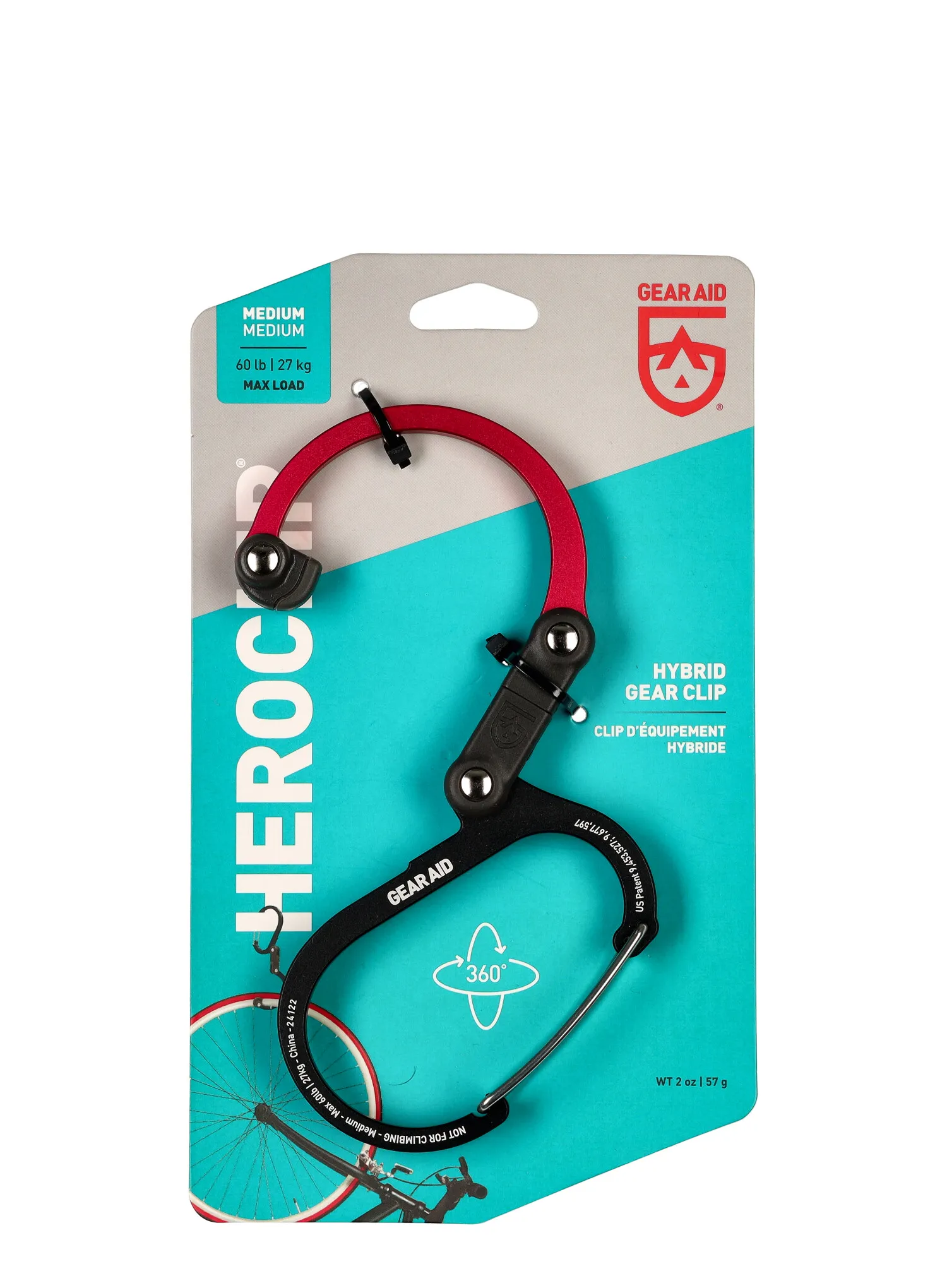Chyt GearAid Heroclip Medium - black/red