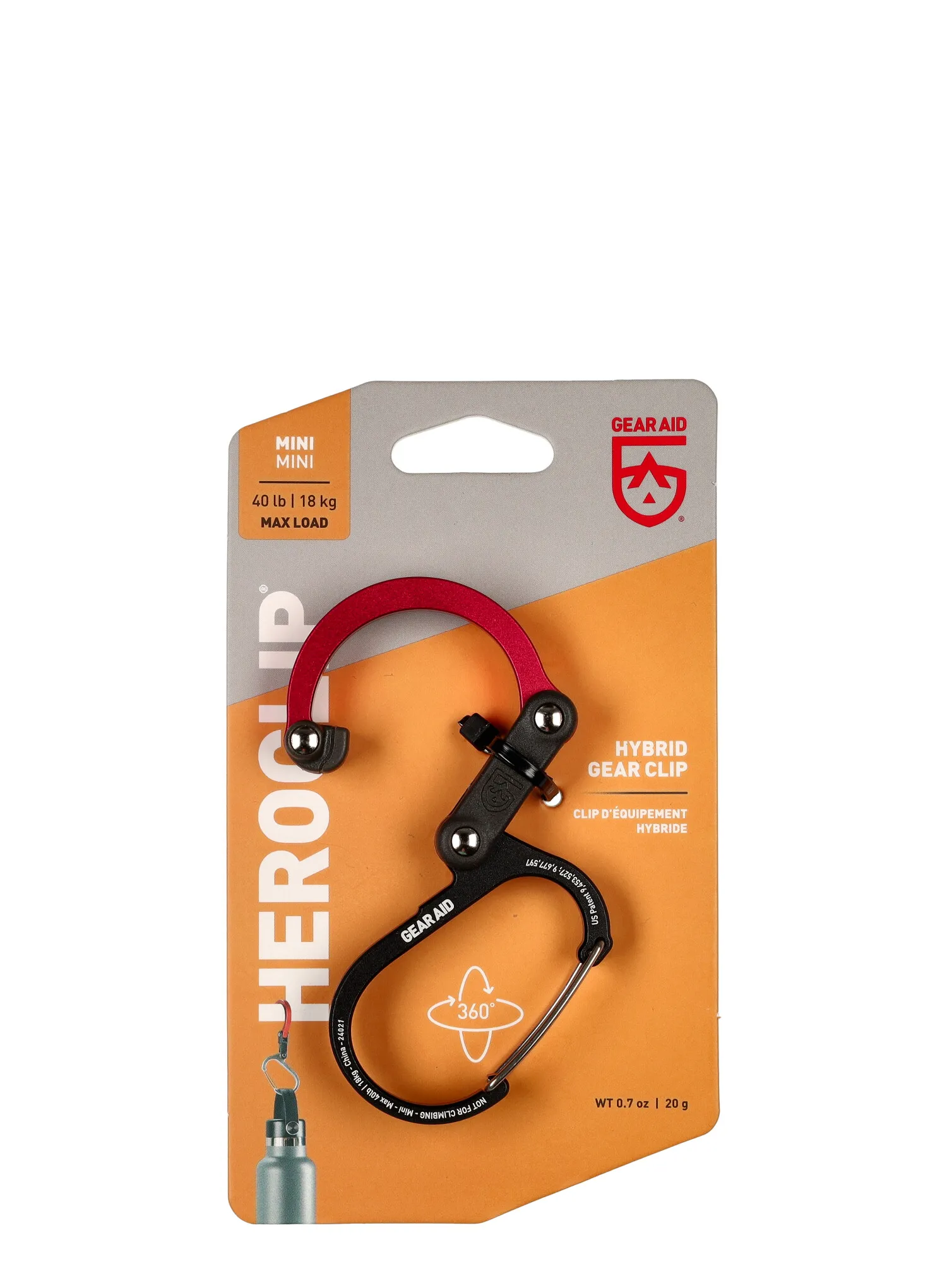 Chyt GearAid Heroclip Mini - black/red