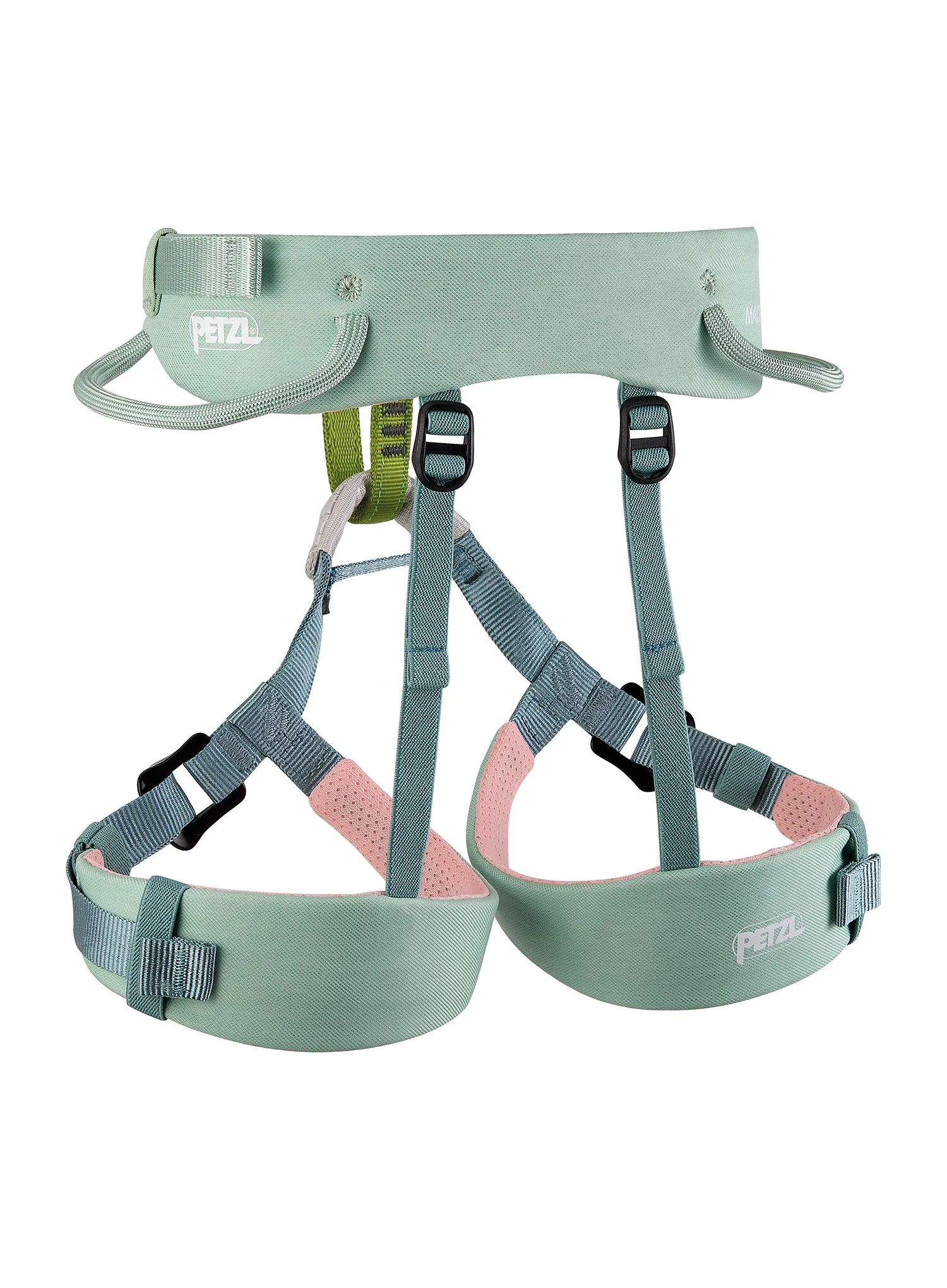 Lezecký úvazek dětský Petzl Macchu - green