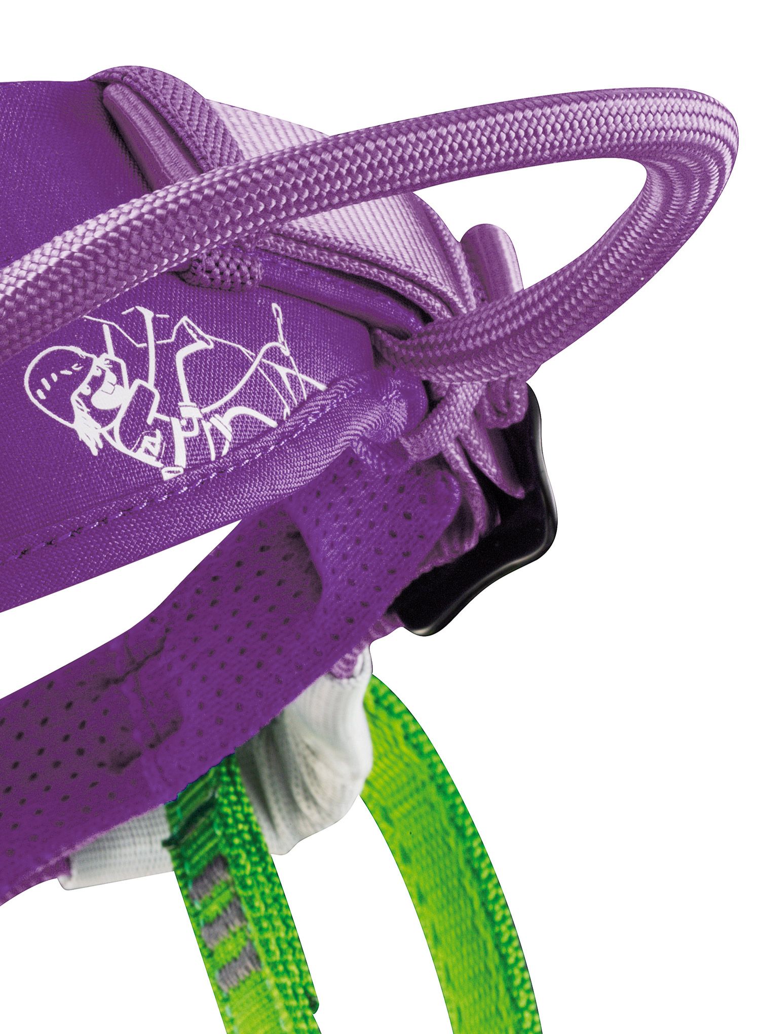 Lezecký úvazek pro děti Petzl Macchu - purple