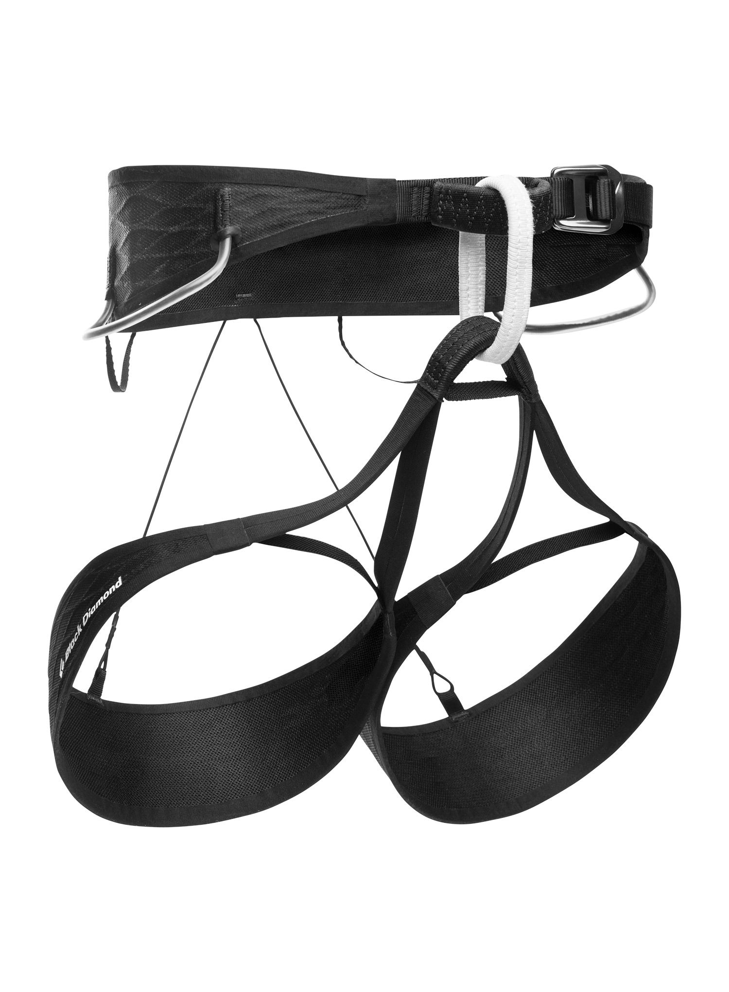 Lezecký úvazek Black Diamond Airnet Harness - black/white