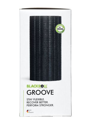 Masážní váleček Blackroll Groove Standard - black