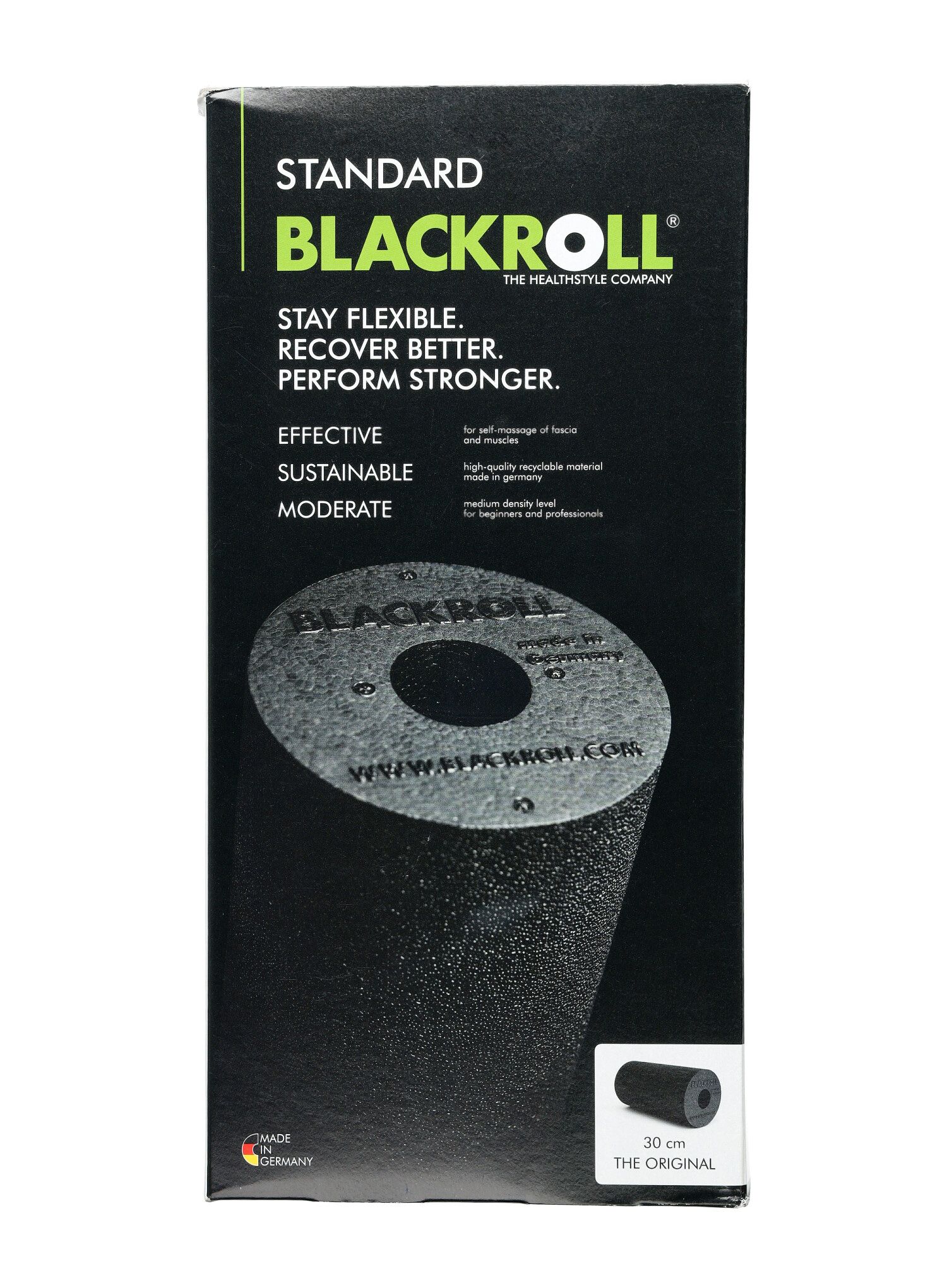 Masážní váleček Blackroll Standard - black