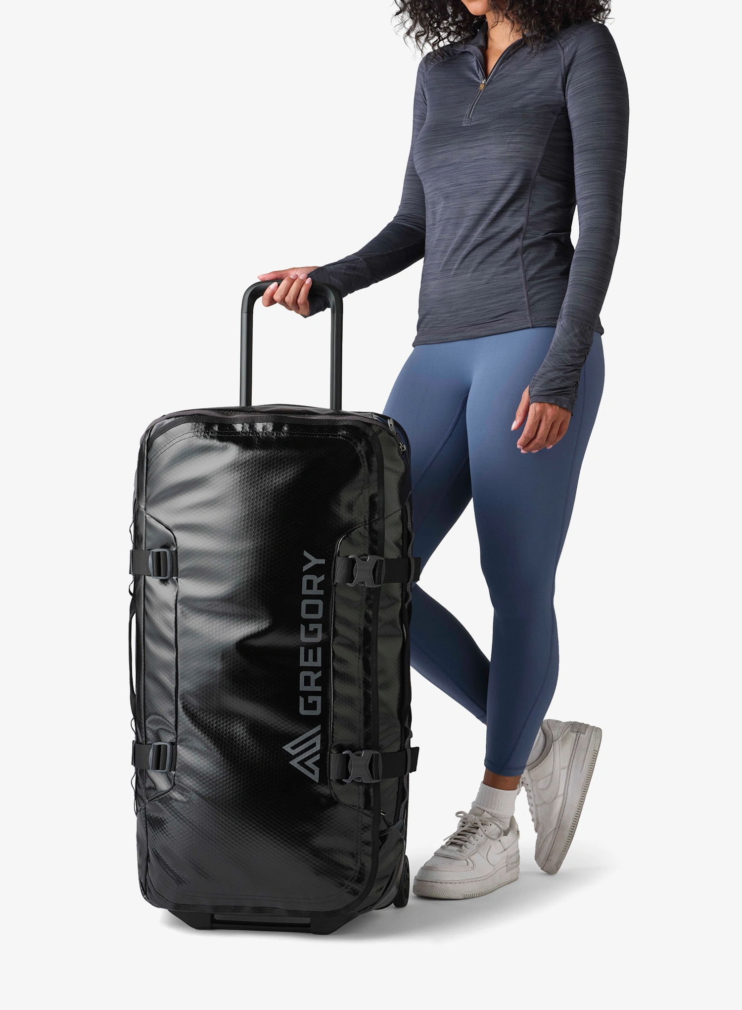 Cestovní kufr Gregory Alpaca Wheeled Duffel 100 l - obsidian black