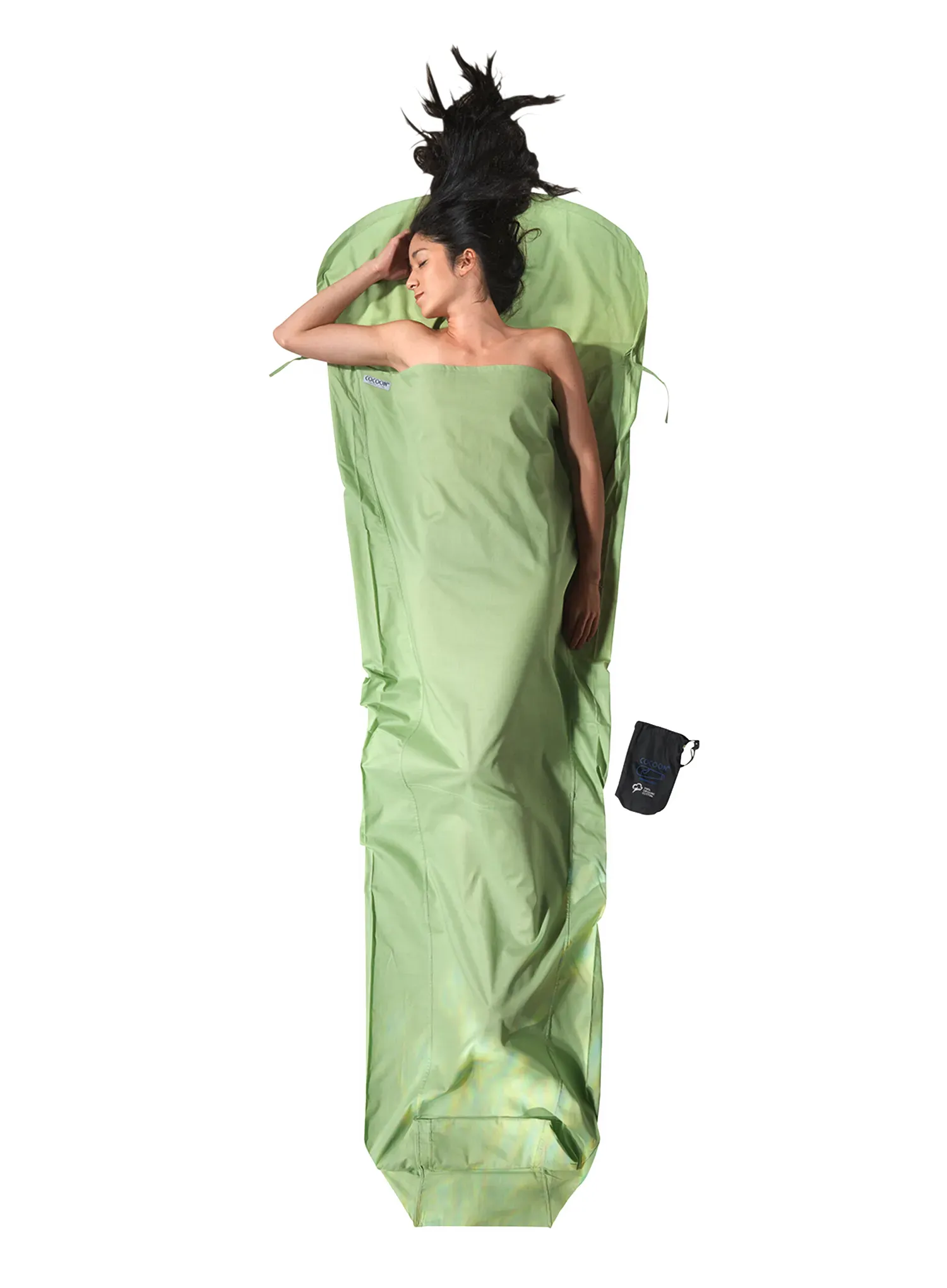 Vložka do spacáku Cocoon MummyLiner - Organic Cotton - forest shade