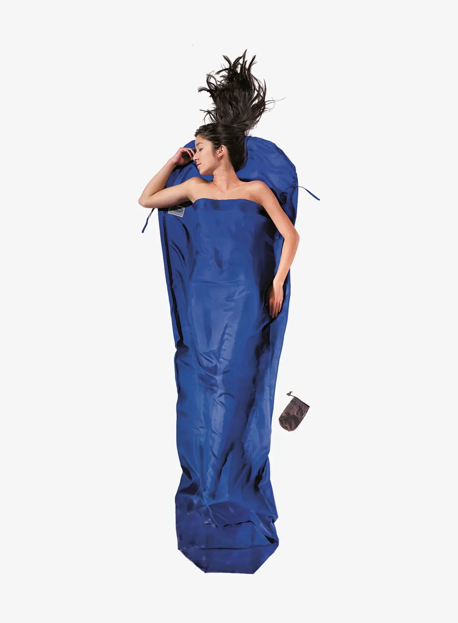 Vložka do spacáku Cocoon MummyLiner S - Silk - ultramarine blue