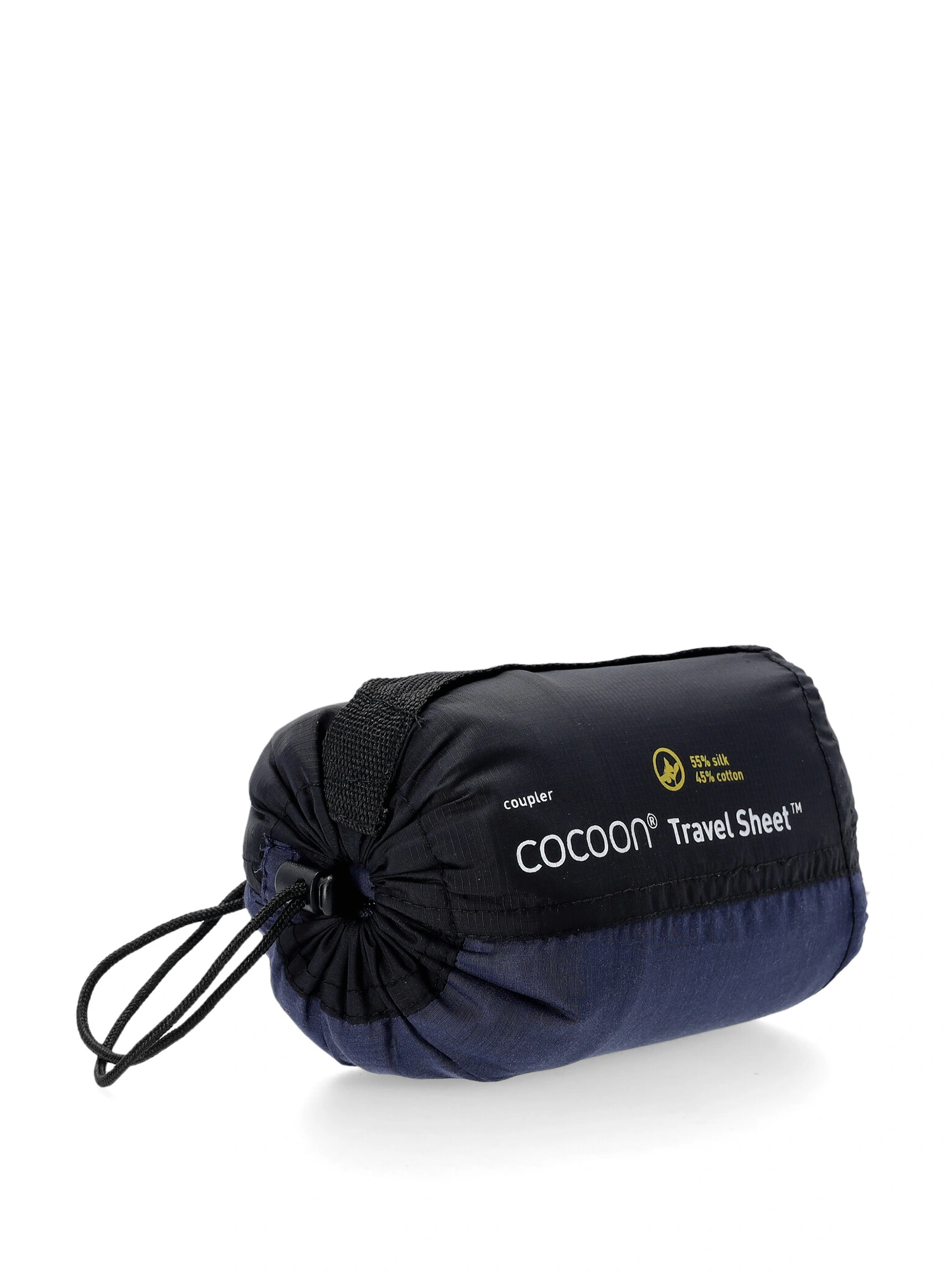 Vložka do spacáku Cocoon TravelSheet Coupler - Silk/Cotton - tuareg