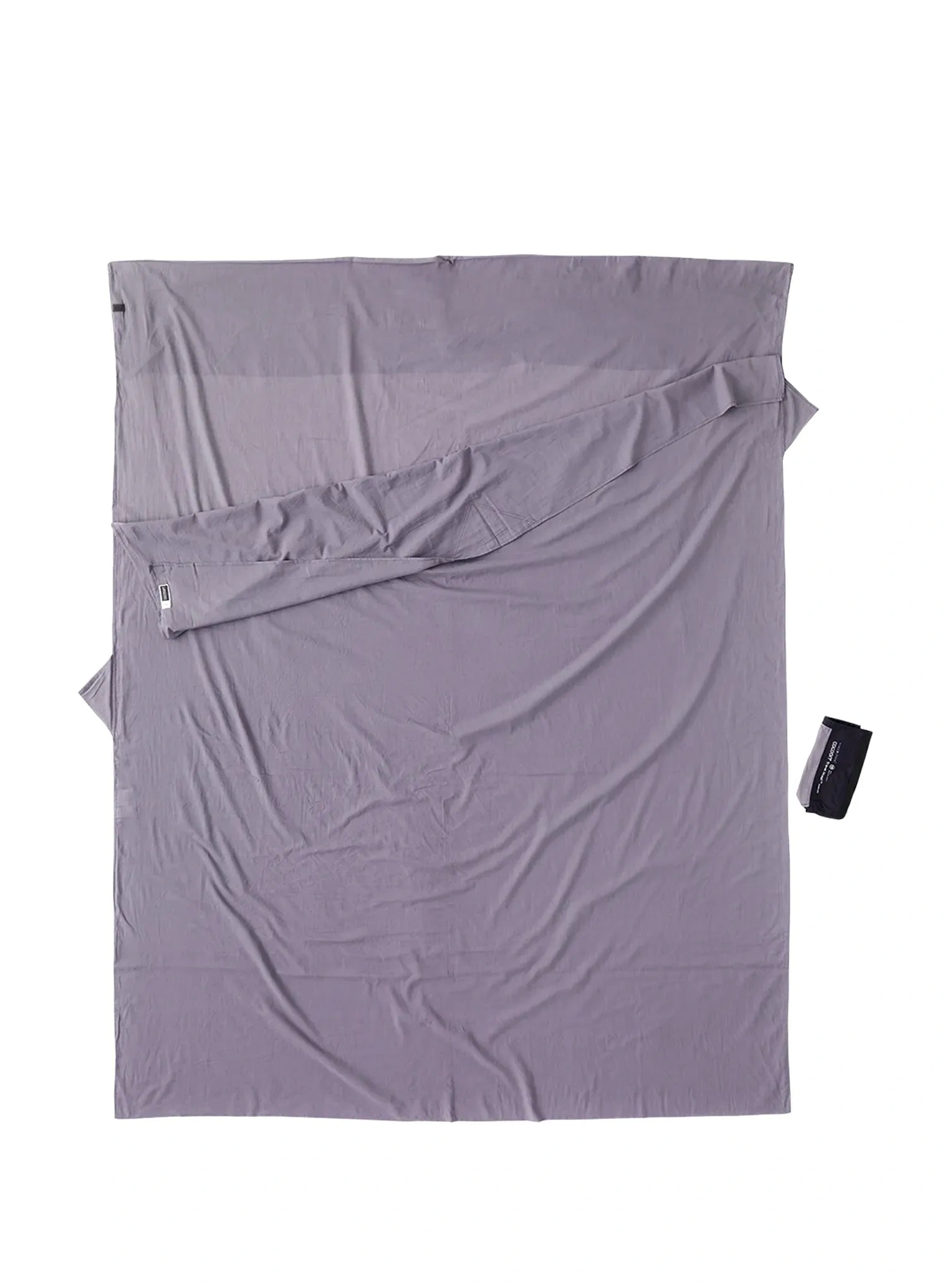 Vložka do spacáku Cocoon TravelSheet - Insect Shield - Double - Egyptian Cotton - elephant grey