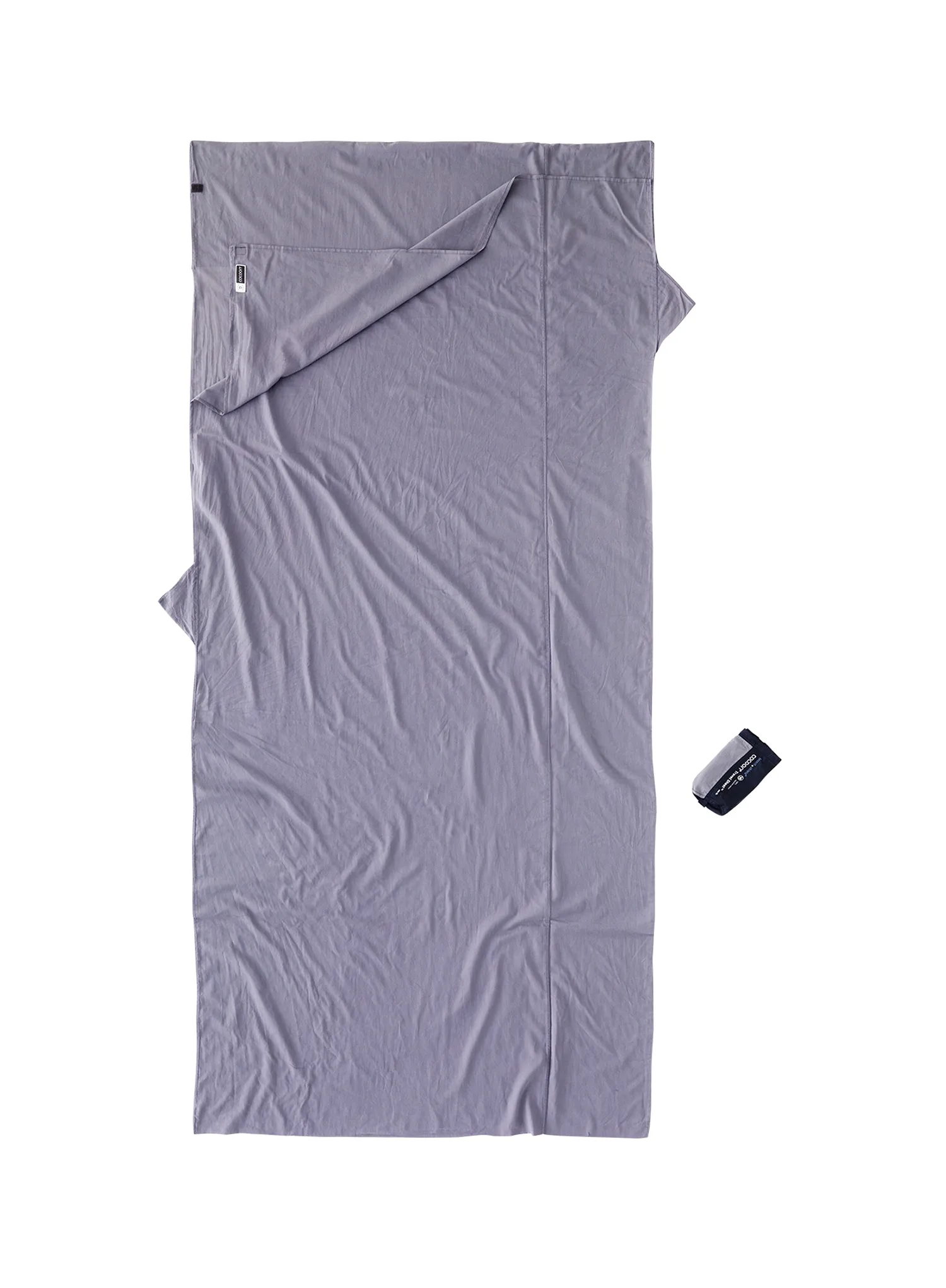 Vložka do spacáku Cocoon TravelSheet - Insect Shield - Extra Large - Egyptian Cotton - elephant grey