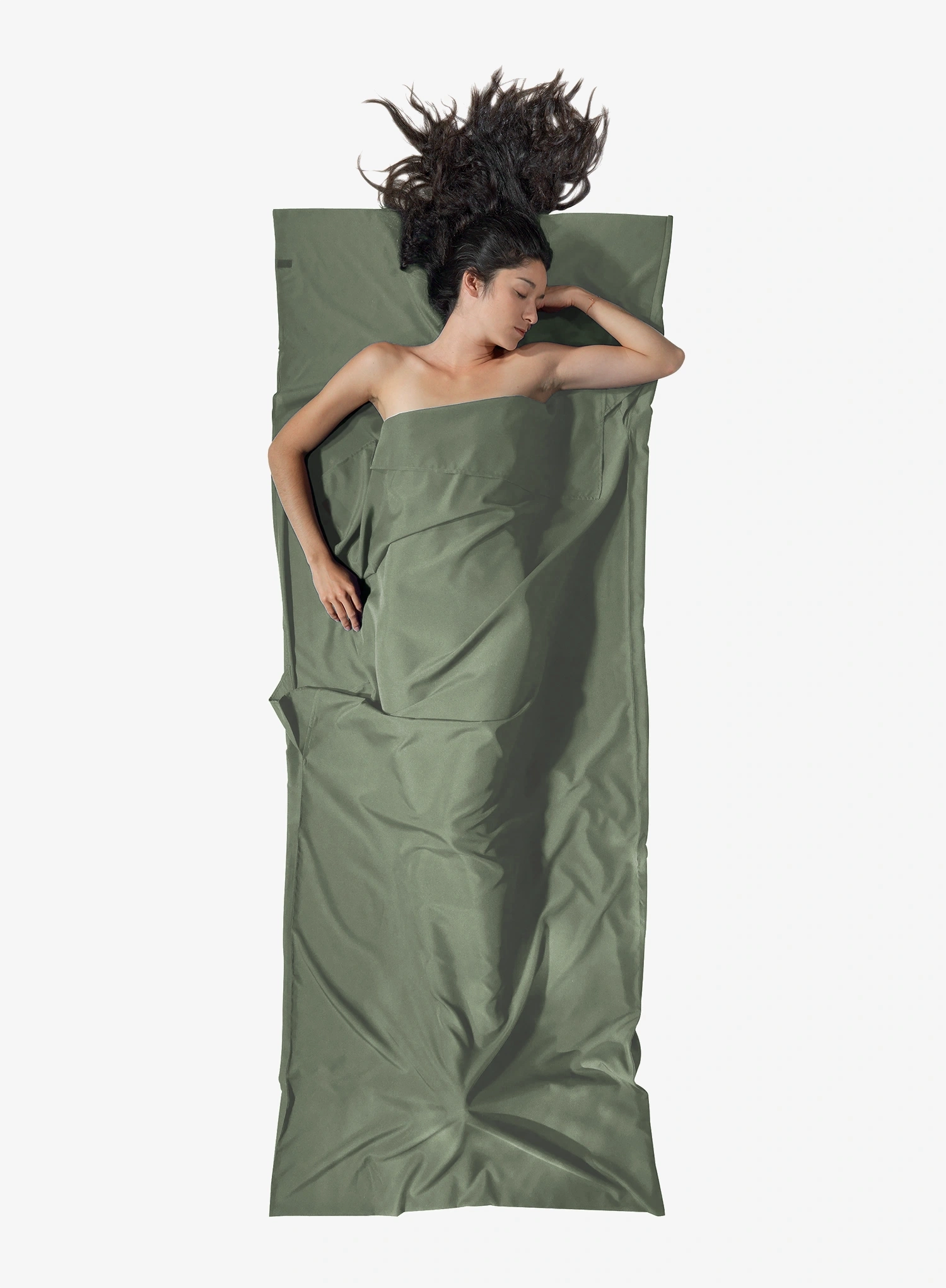 Vložka do spacáku Cocoon TravelSheet - Lyocell - eucalyptus green
