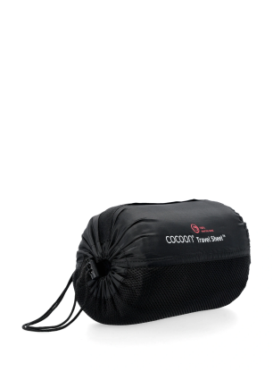 Vložka do spacáku Cocoon TravelSheet - Merino Wool - black