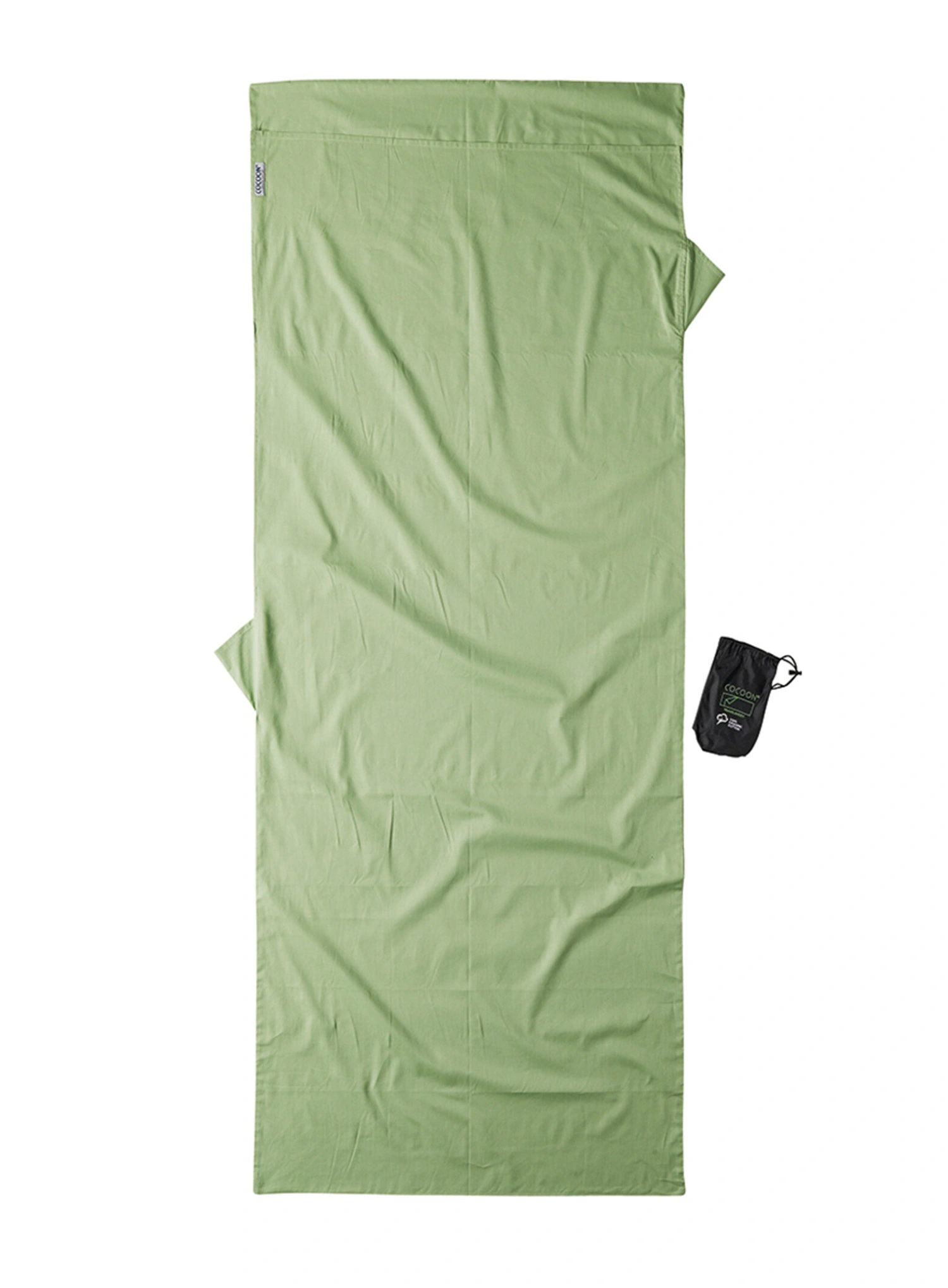 Vložka do spacáku Cocoon TravelSheet - Organic Cotton - forest shade