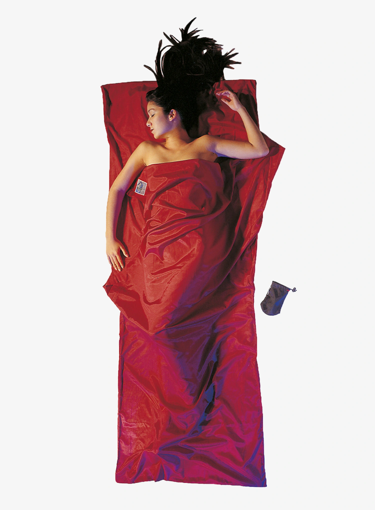 Vložka do spacáku Cocoon TravelSheet - Silk/Cotton - monks red