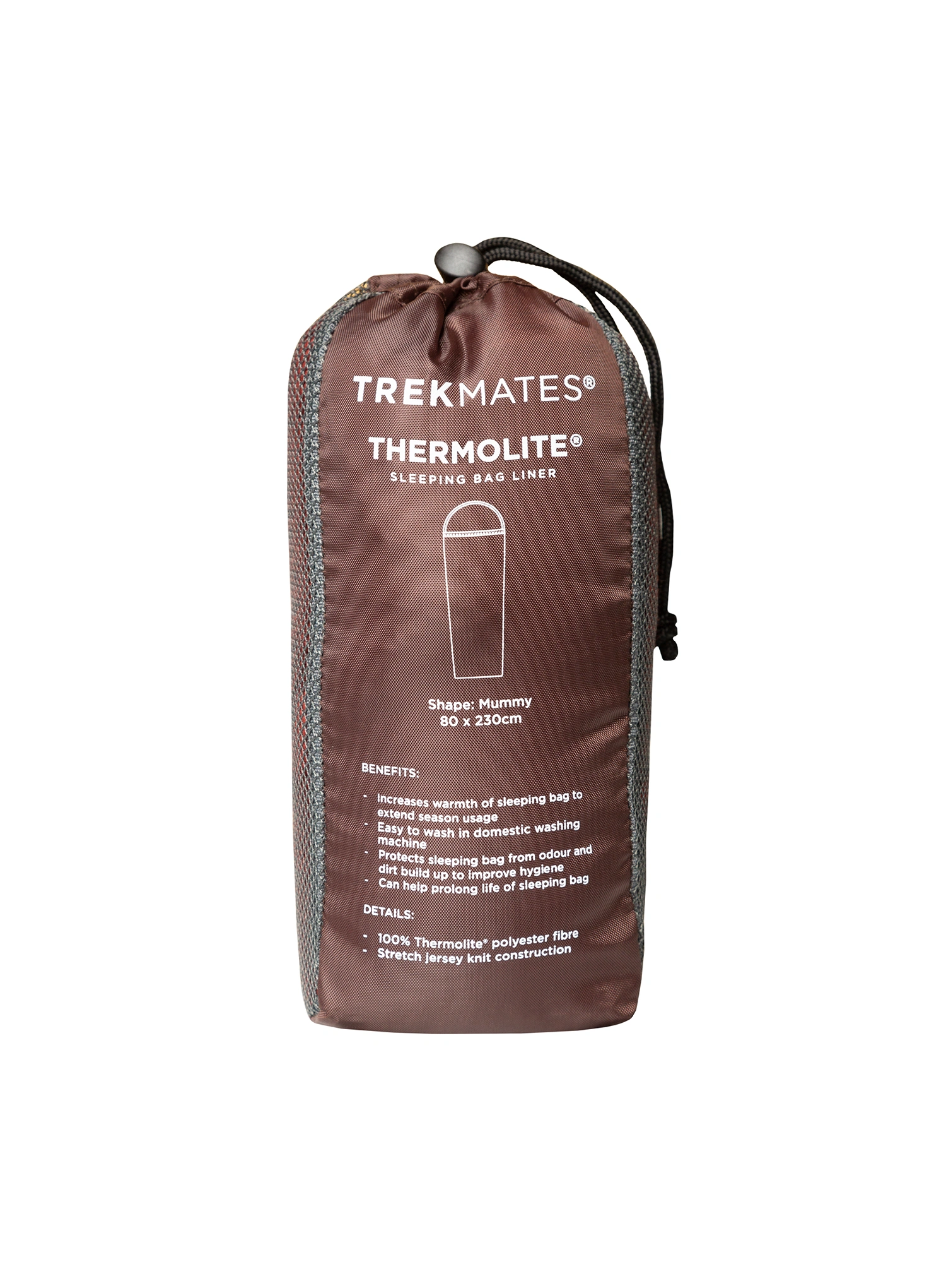 Vložka do spacáku Trekmates Thermolite Sleeping Bag Liner - chipotle