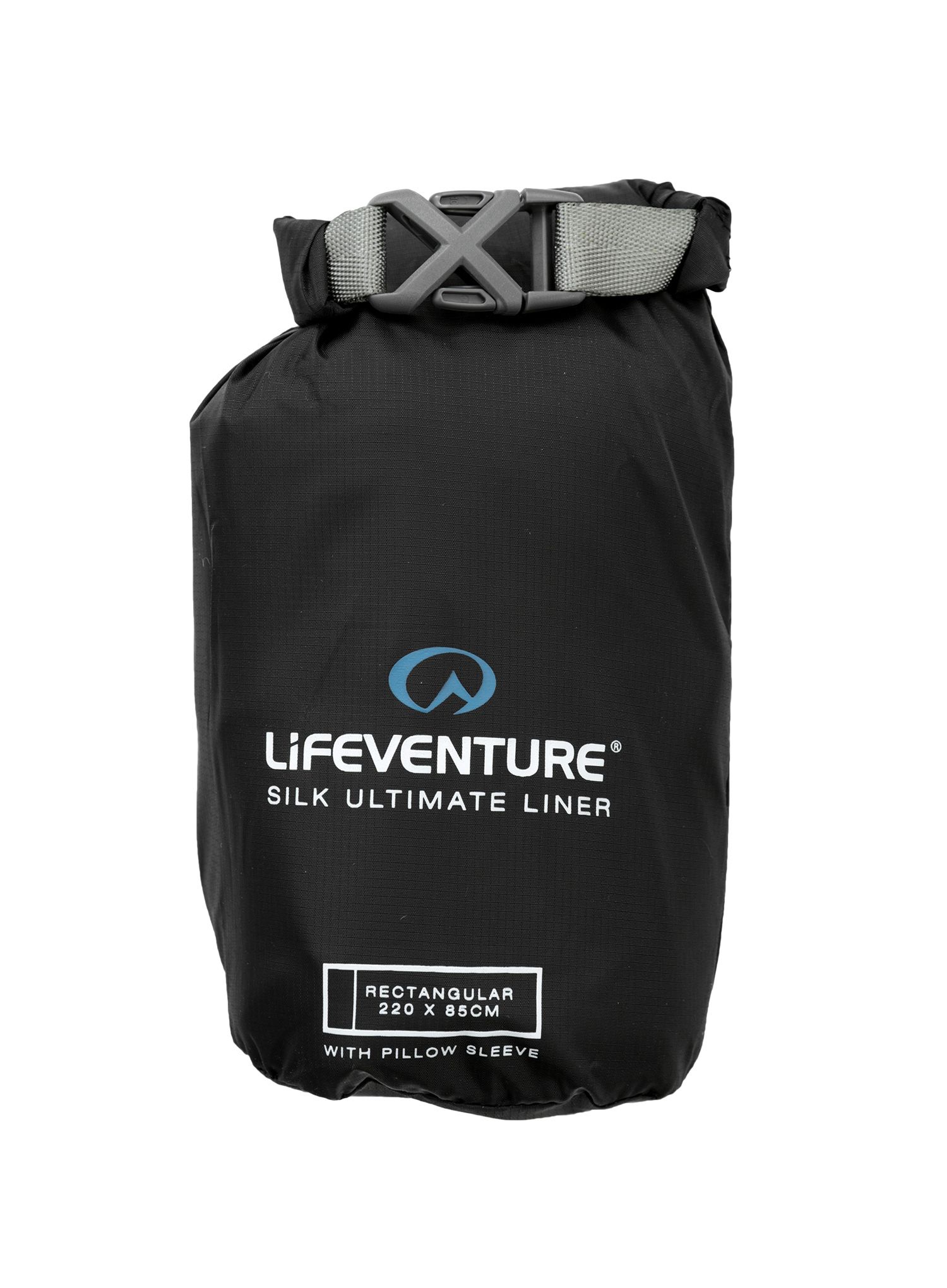 Vložka do spacáku Lifeventure Silk Ultimate Liner Rectangular - black