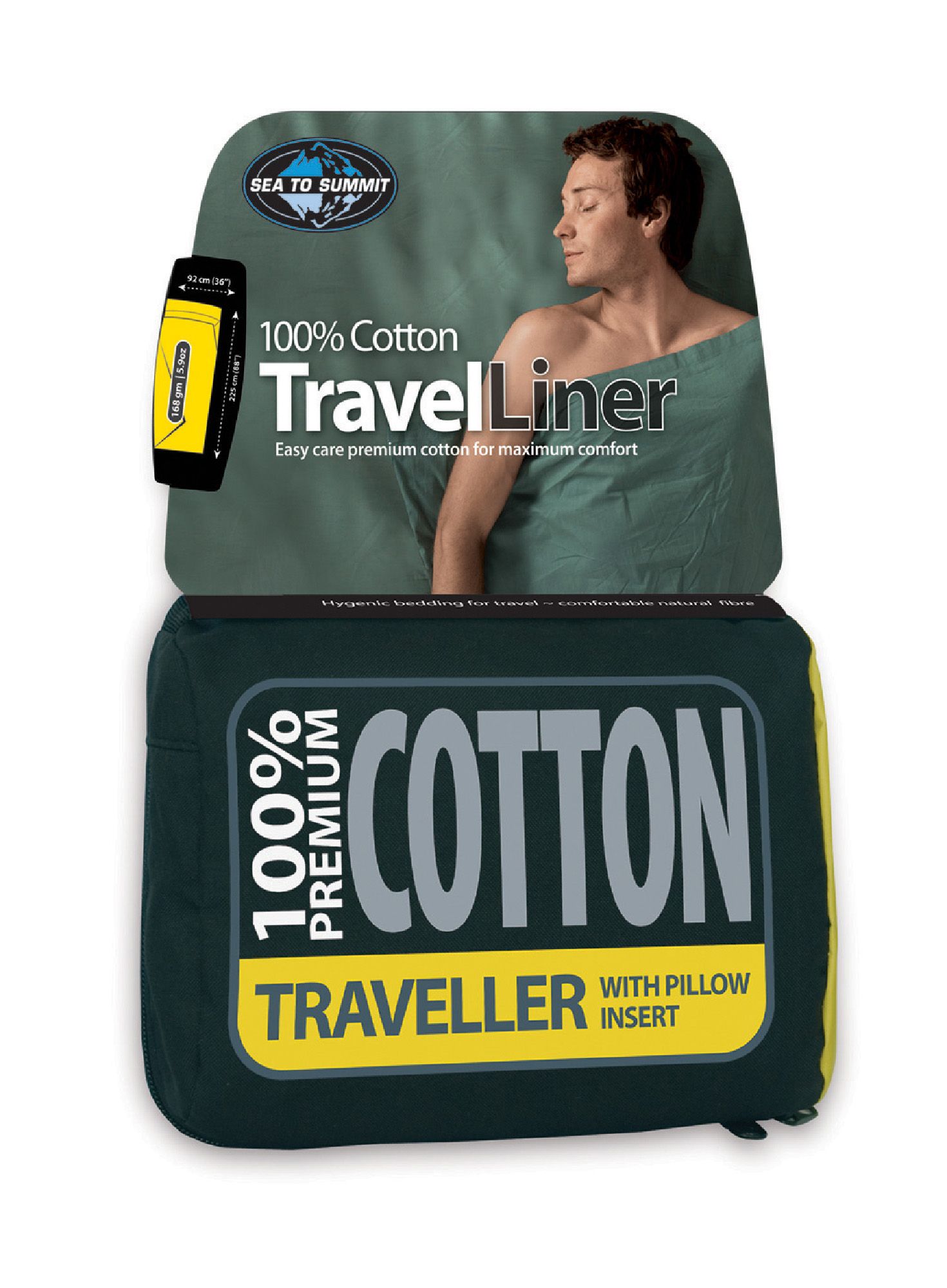 Vložka do spacáku Sea To Summit Cotton Liner Traveller - navy