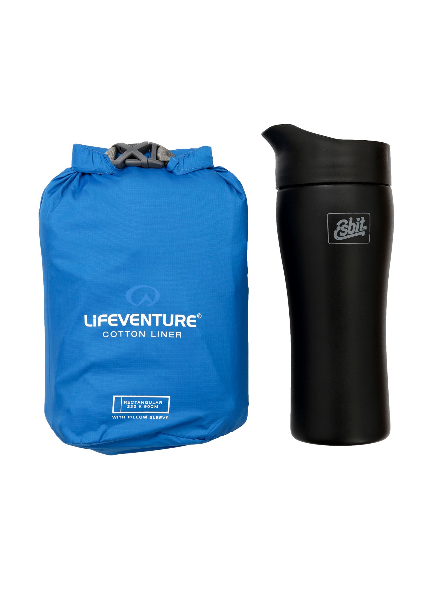 Vložka do spacáku Lifeventure Cotton Sleeping Bag Liner Rectangular - blue