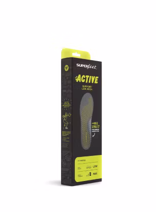 Vložky do bot Superfeet Active Support Low Arch V2 - carbon