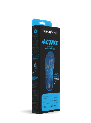 Vložky do bot Superfeet Active Support Medium Arch V2 - blue