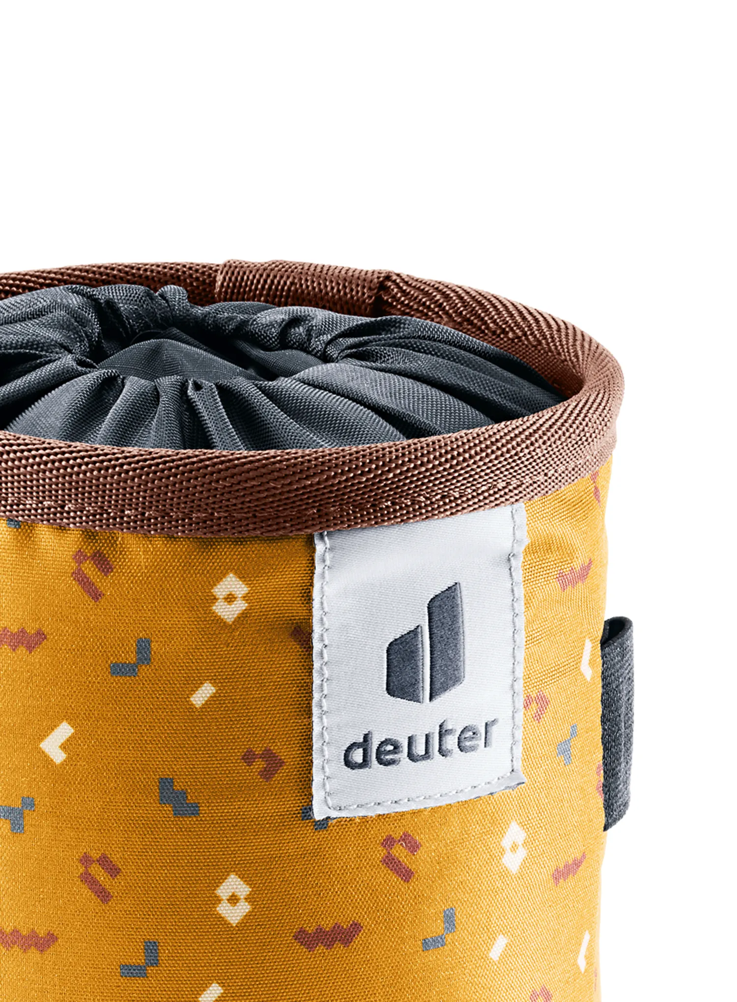 Pytlík na magnézium Deuter Gravity Chalk Bag I - cinnamon blocks/umbra