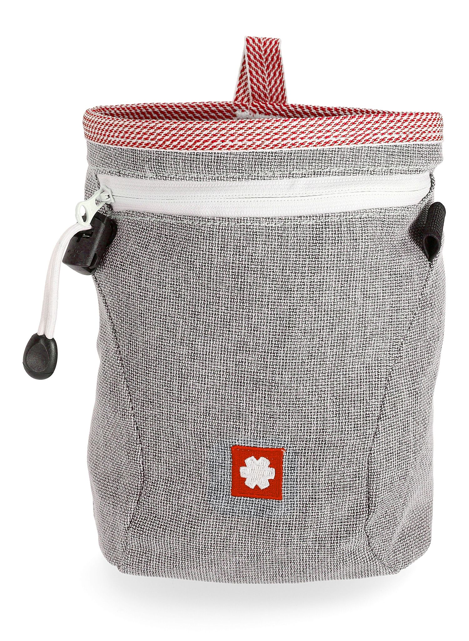Pytlík na magnézium Ocun Dusty Eco + Belt - grey/red