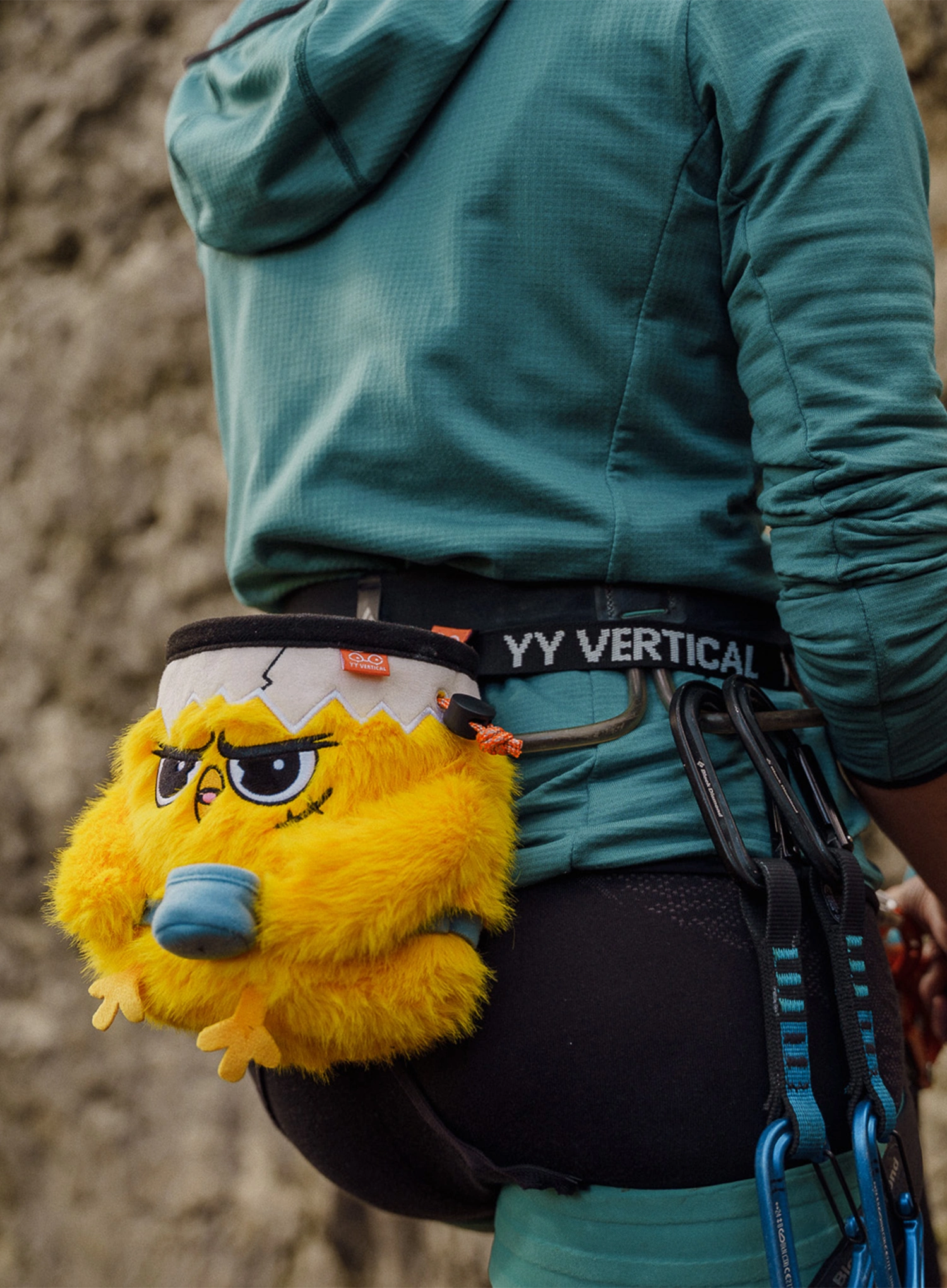 Pytlík na magnézium Y&Y Vertical Chalk Bag - chick