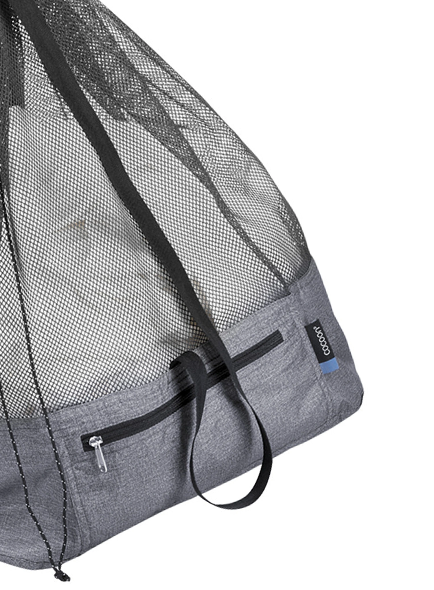 Vak Cocoon Beach Bag/Laundry Bag - City - heather grey/black