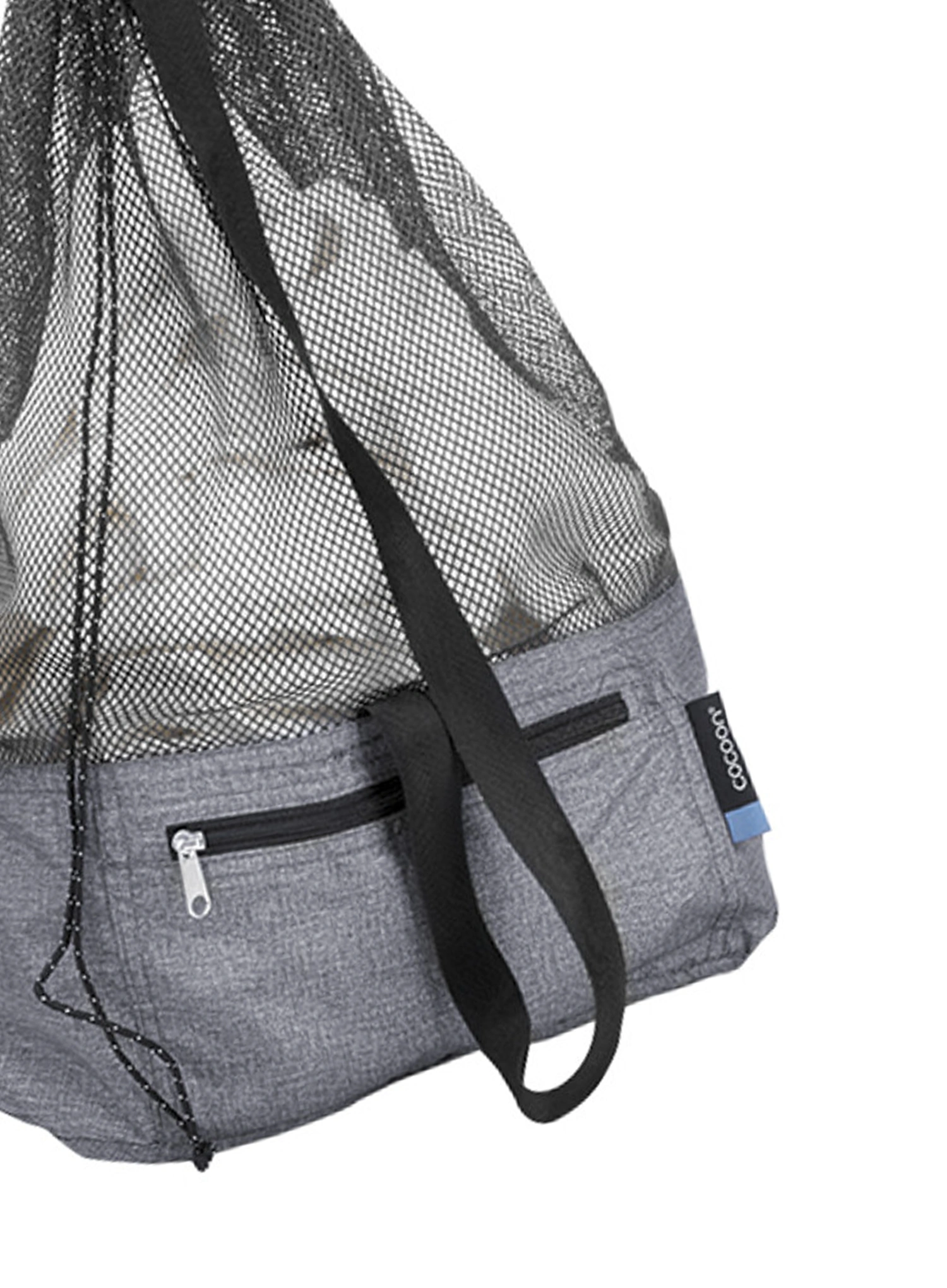 Vak Cocoon Beach Bag/Laundry Bag - Traveler - heather grey/black