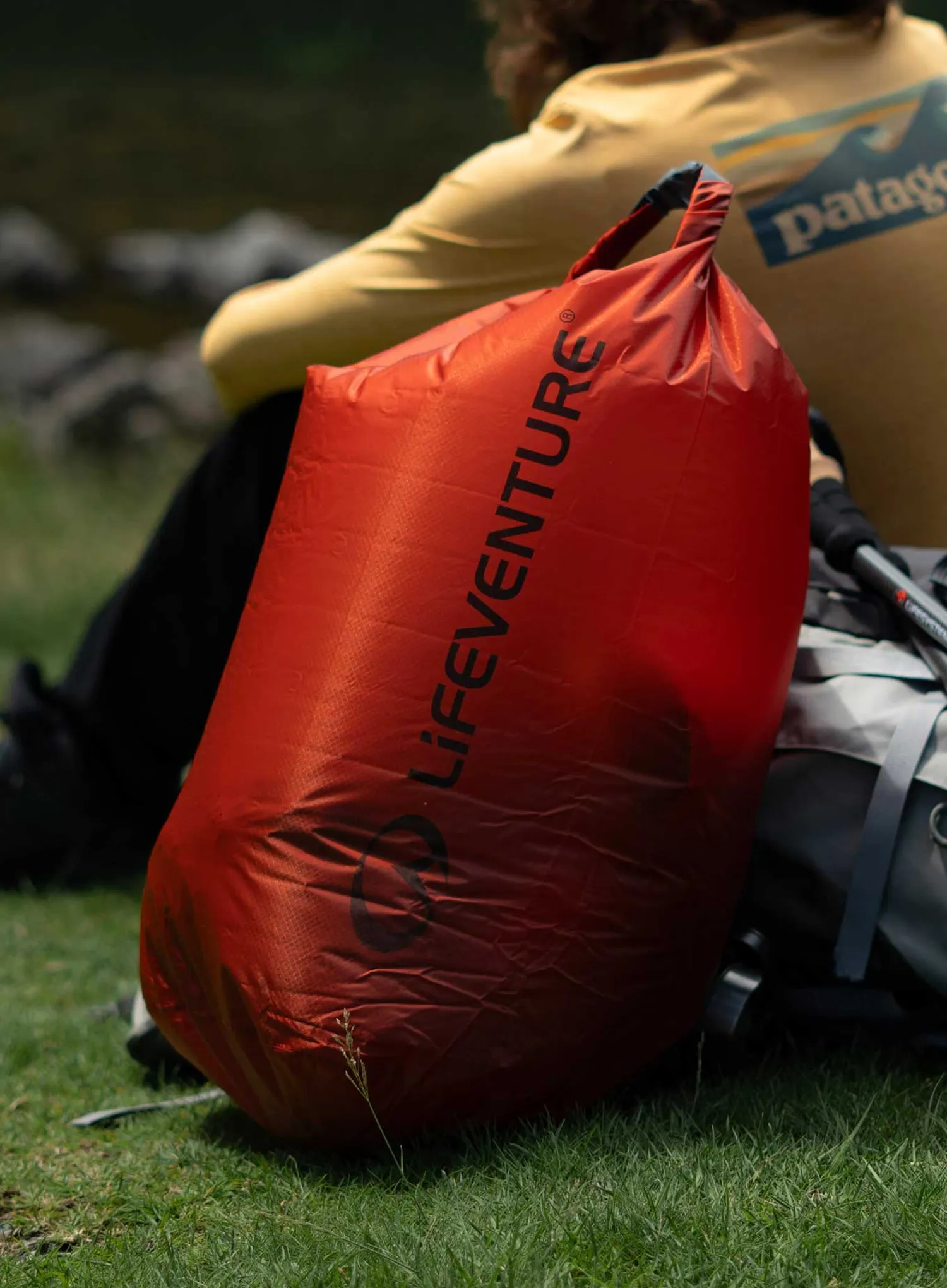 Vodotěsný vak Lifeventure Ultralight Dry Bag 35 l - rust