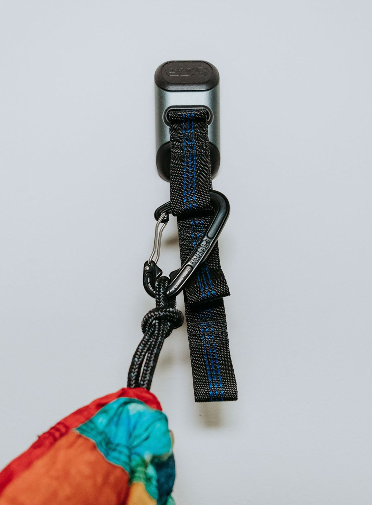Upevnění houpací sítě ENO Deluxe Hammock Hanging Kit - charcoal