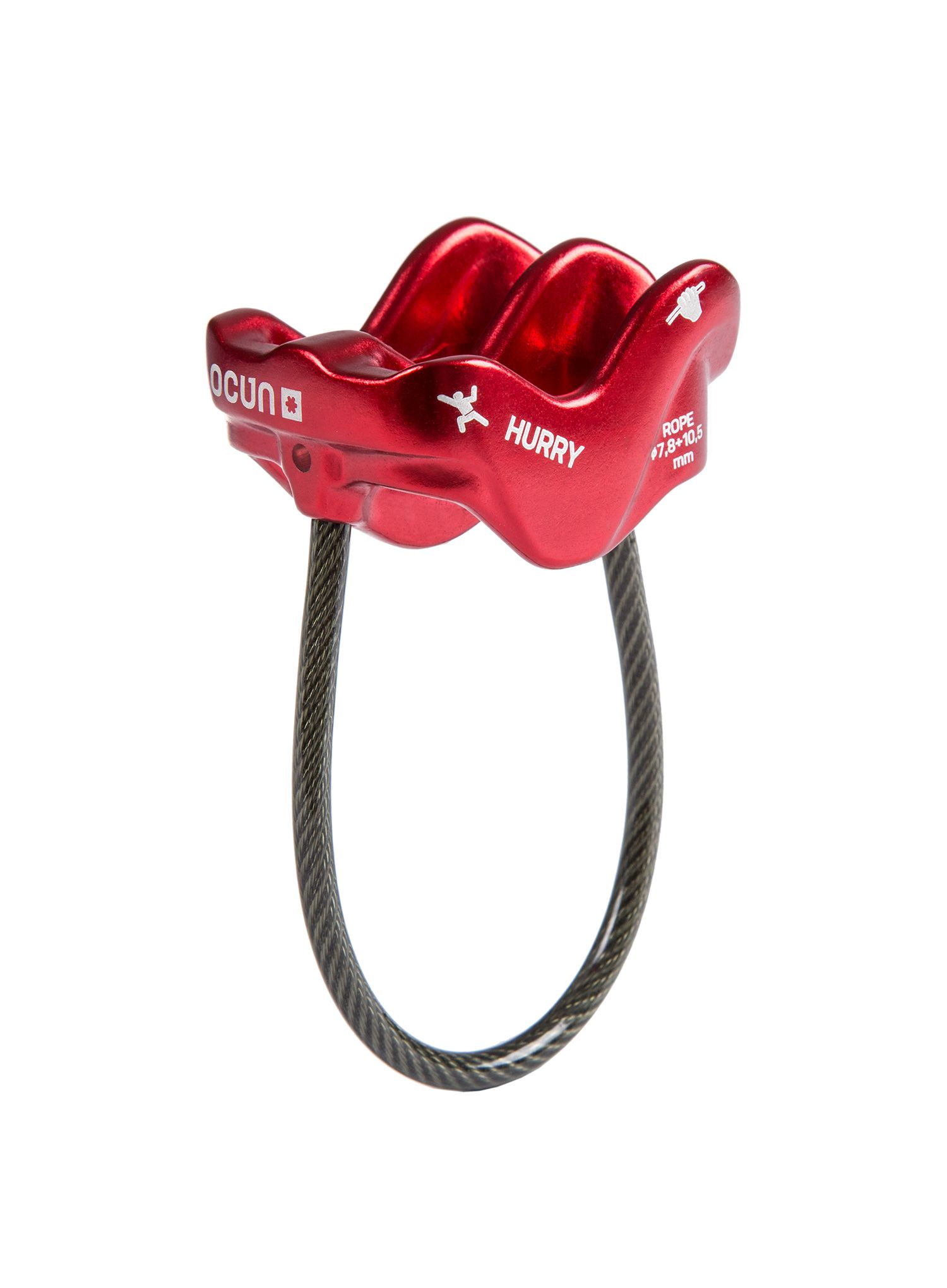 Jistící sada Ocun Belay Set Eagle Screw Hurry - anthracite/red