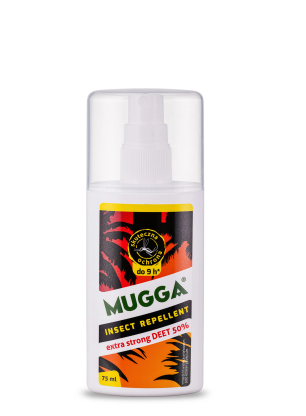 Sada MUGGA Spray Extra Strong DEET 50% 75 ml 5-pack