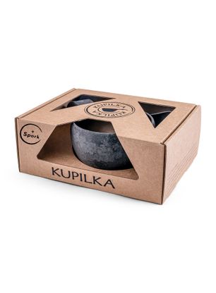 Sada nádobí Kupilka 37+Spork Set - black