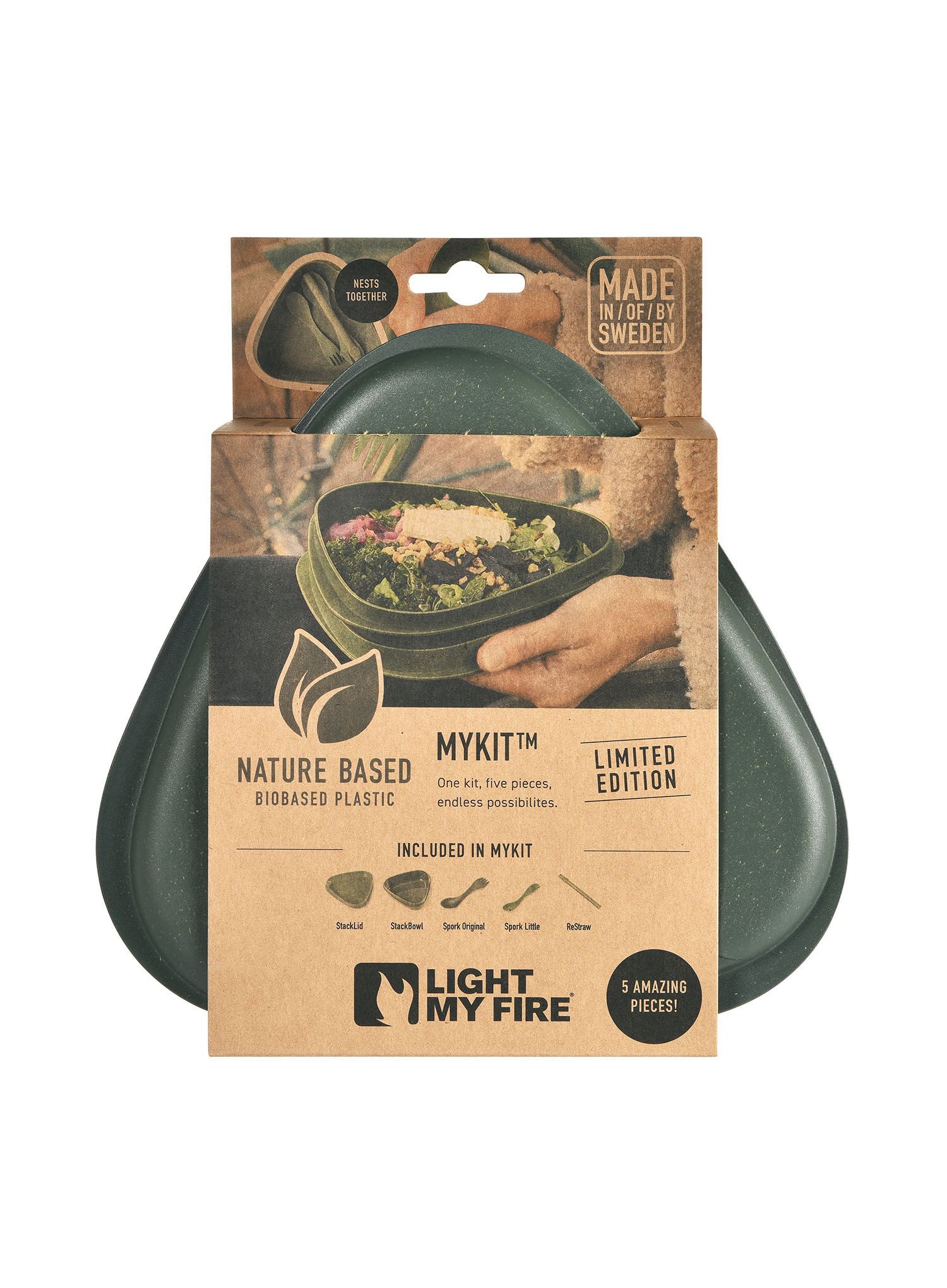 Sada nádobí Light My Fire MyKit - sage green