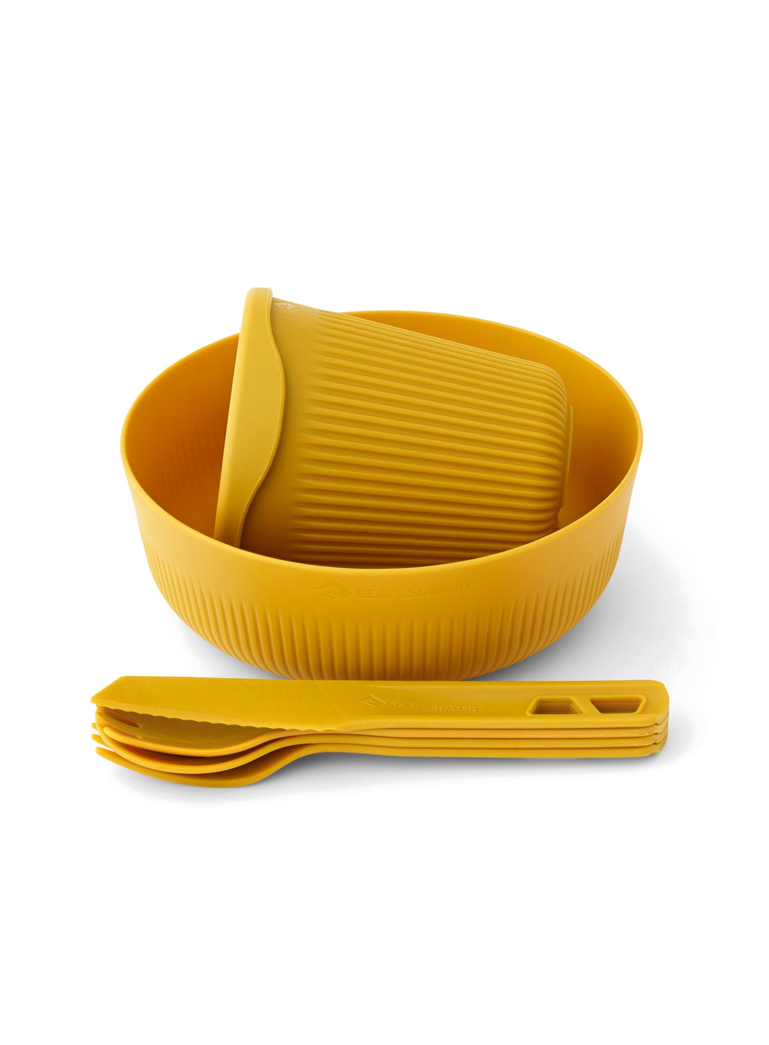 Sada nádobí Sea to Summit Passage Dinnerware Set 6P - yellow