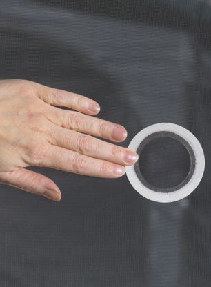 Opravná sada Outwell Tenacious Tape Mesh Patches - black/grey
