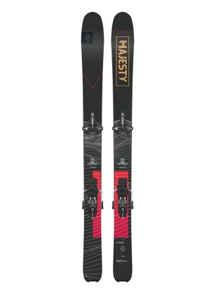 Skialpovy set Majesty Supertour + C-Crest 10 + stoupací pásy - 148 cm