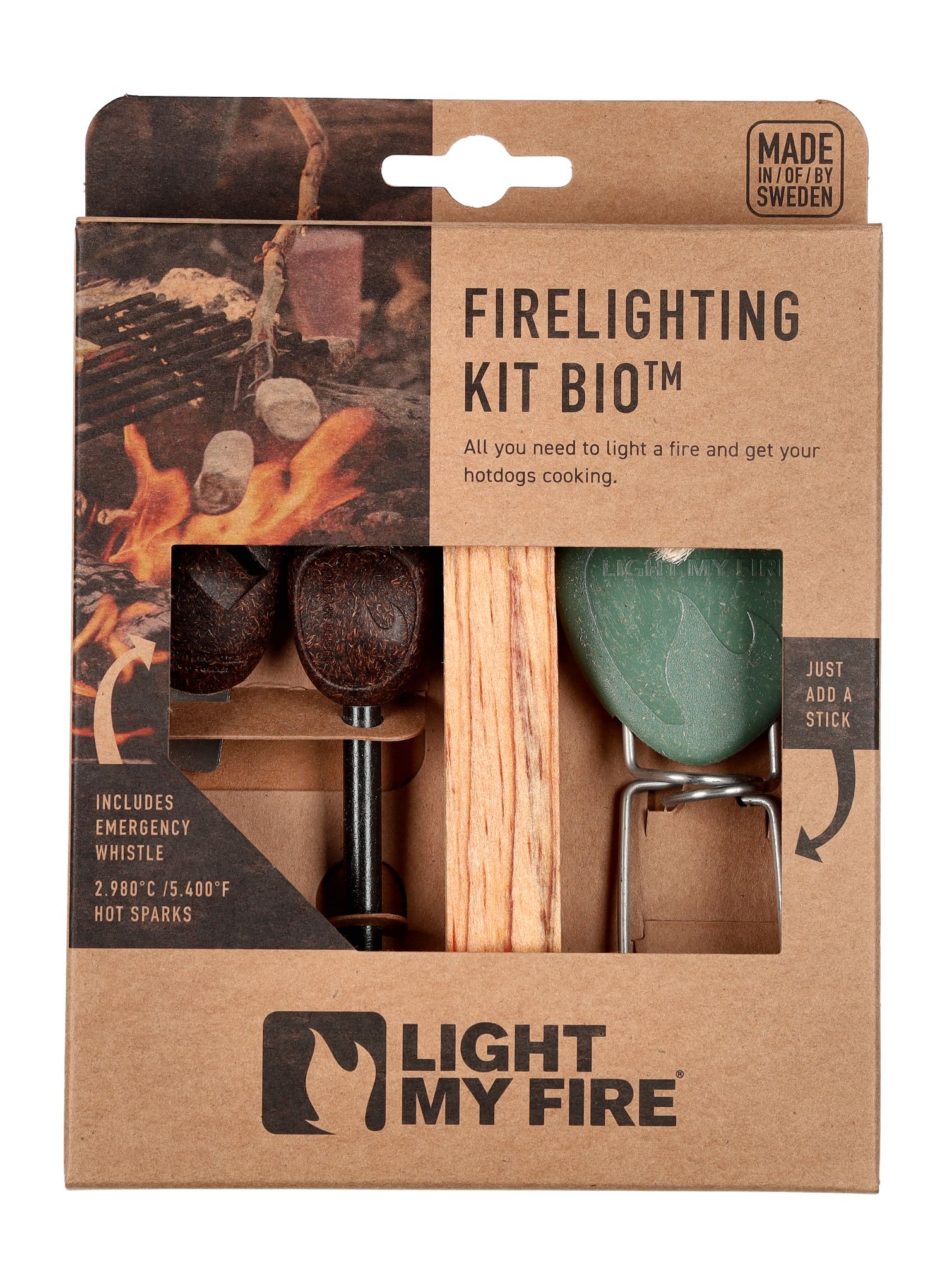 Turistická sada Light My Fire Lighting Kit Bio - green/cocoshell