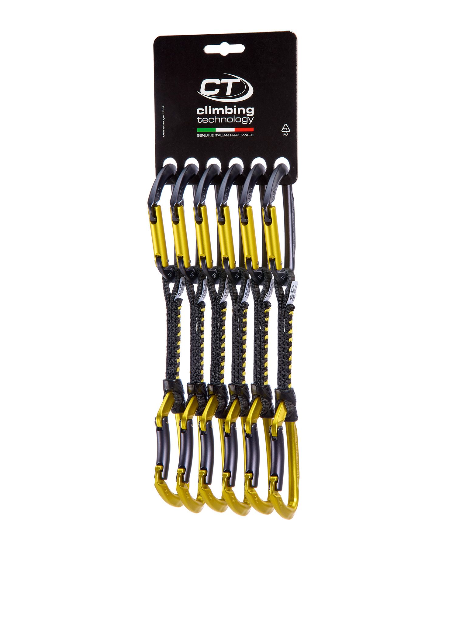 Set expresek Climbing Technology Lime Set DY 12cm x6 - anthr/ocher