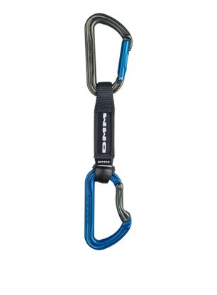 Lezecké expresky DMM Shadow Quickdraw 12 cm - 6-pack - titanium/blue