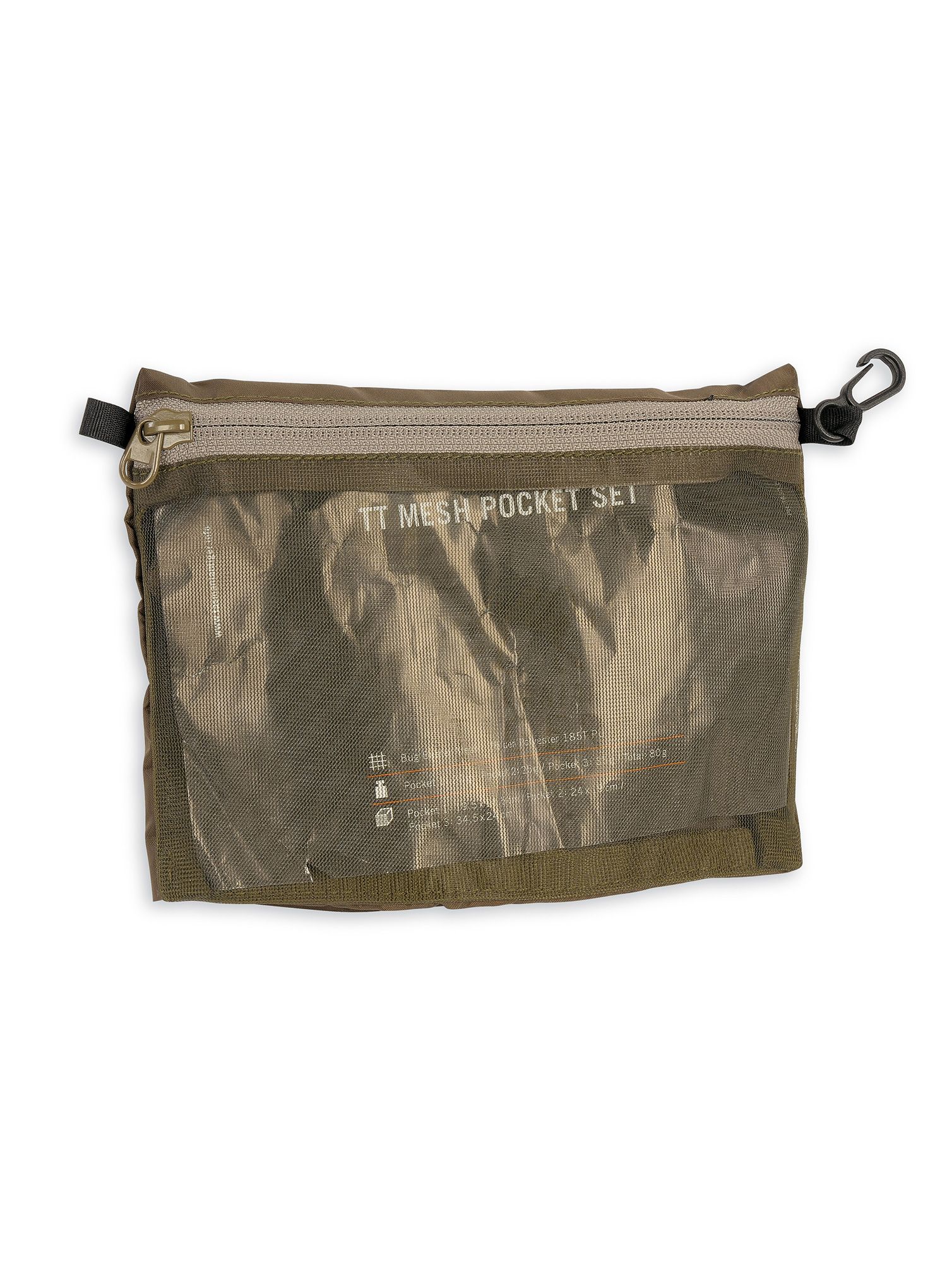 Kapsa Tasmanian Tiger Mesh Pocket Set - olive