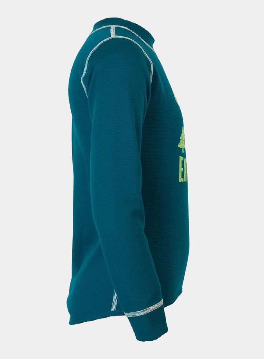 Sada Sensor DF Set Wild Tee L/S + Underpants Youth - sapphire