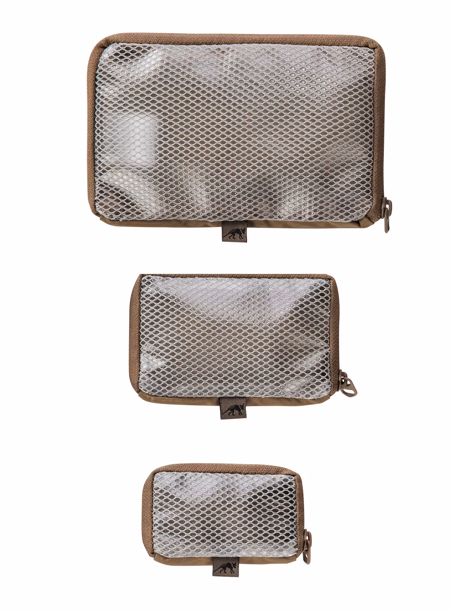 Kapsa Tasmanian Tiger Mesh Pouch Set VL - coyote brown