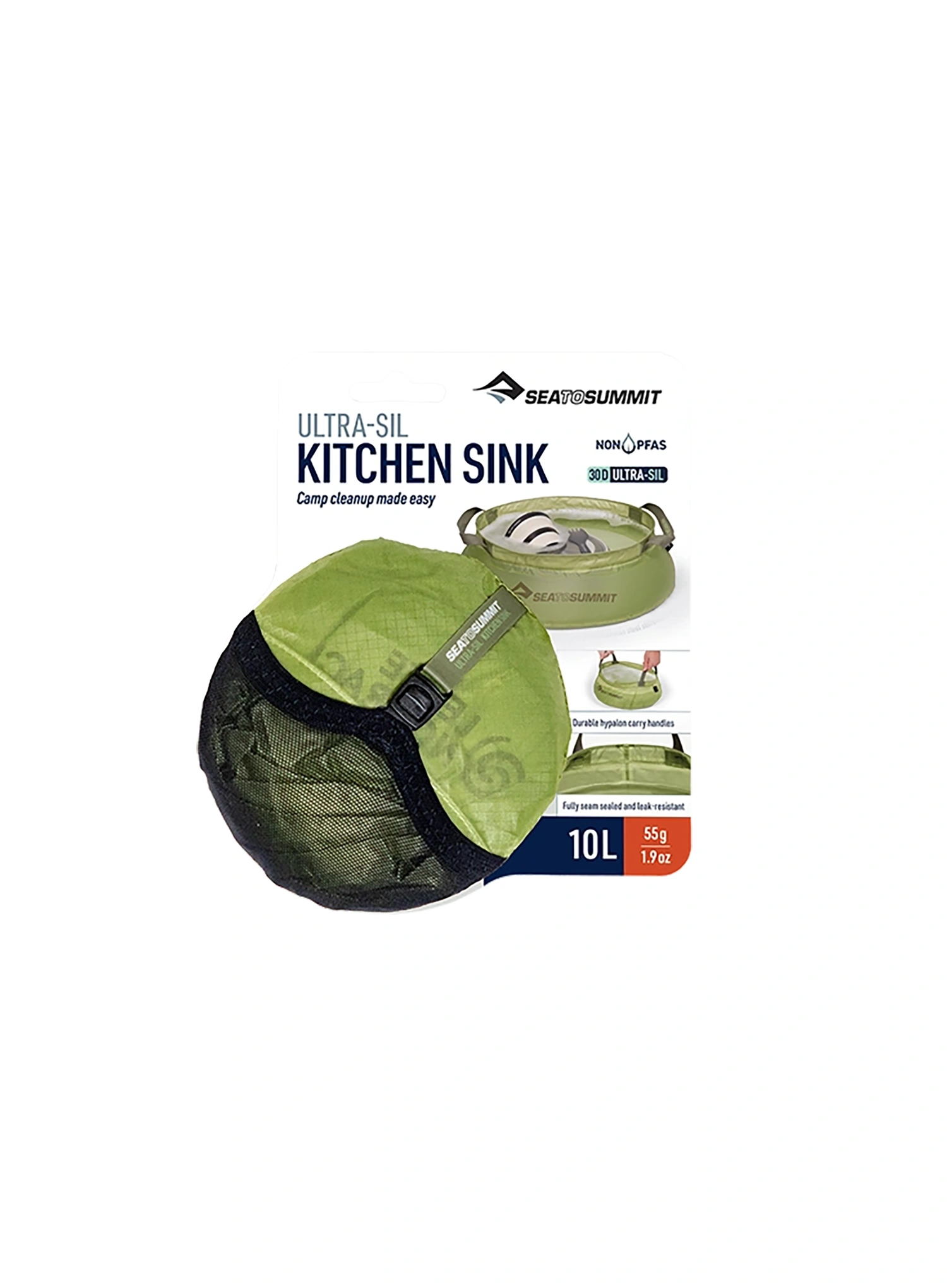 Dřez Sea To Summit Ultra-Sil Kitchen Sink 10 L - tarragon
